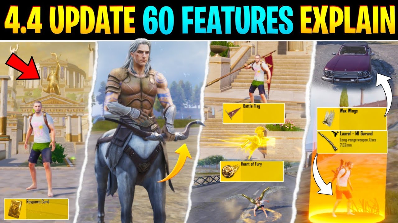 🤯Top 60 Secret Features in 4.4 Update In the New HERO'S CROWN Mode-Explained Tips & Tricks