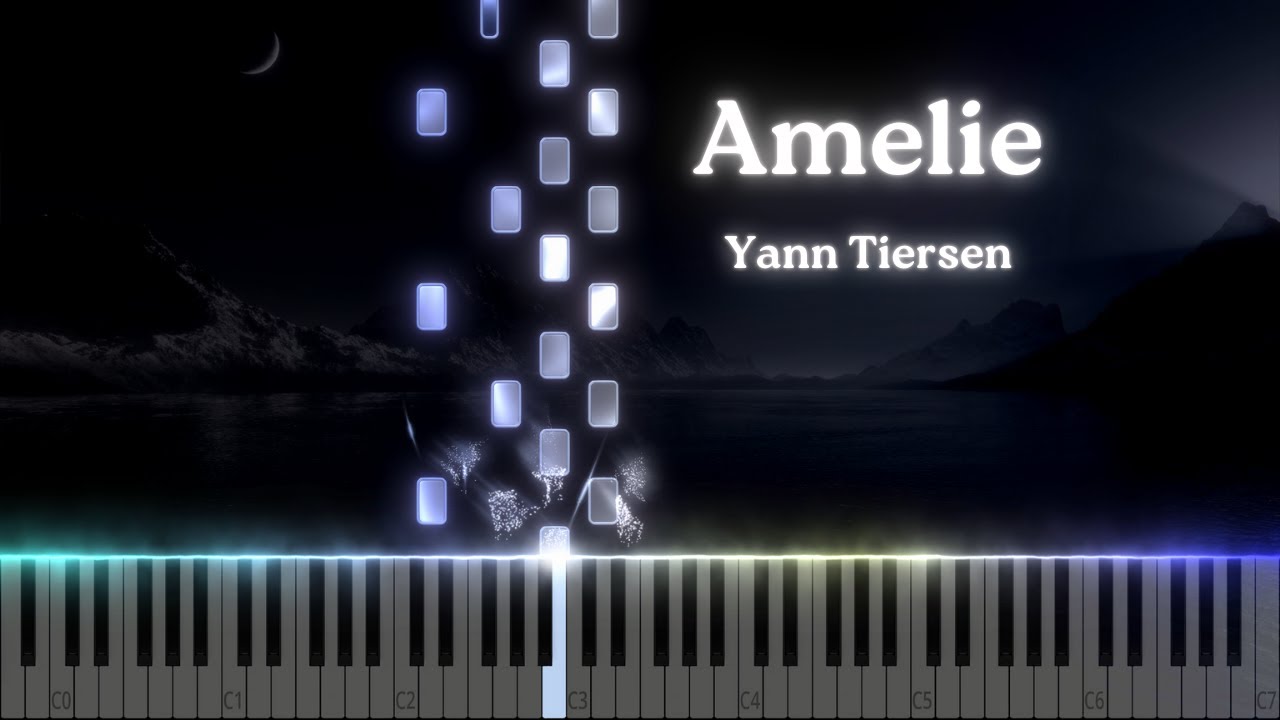 Yann Tiersen - Amelie (Comptine D'un Autre Été) || Piano Tutorial || 4K