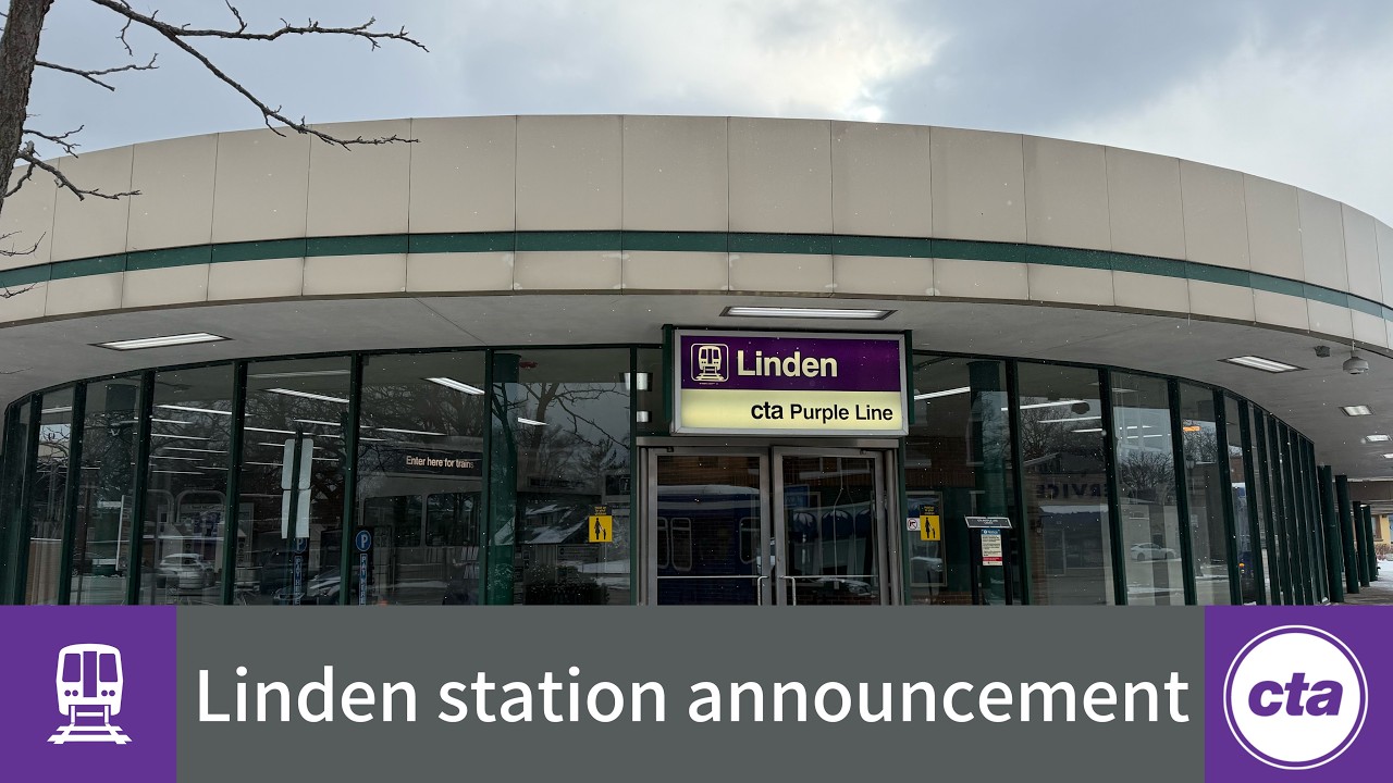 CTA Linden (Purple) station announcement (Renewed)