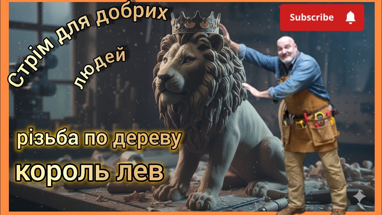 У каналі Vit CRAFT відбувається прямий ефір спілкування та різьба по дереву для добрих людей.