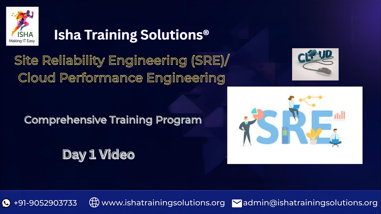 SRE / Cloud PE Day 1 Session 21st Jan 2026. Pls call or WhatsApp us on 9133190573 to enroll