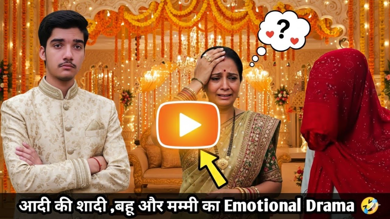 आदी की शादी ,बहू और मम्मी का Emotional Drama🤣| jab rat me kisi ka call aye #familycomedy #funnyvideo