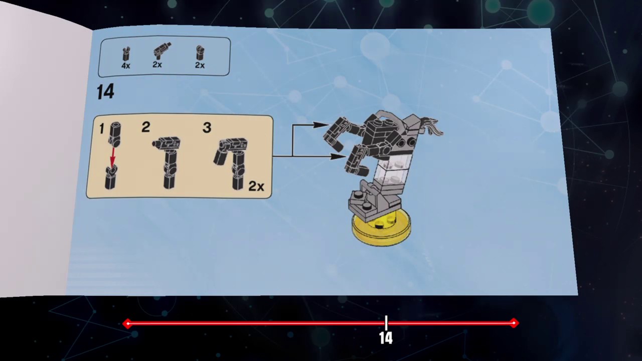 Lego dimensions -bionic - steed building instructions- Lego batman movie