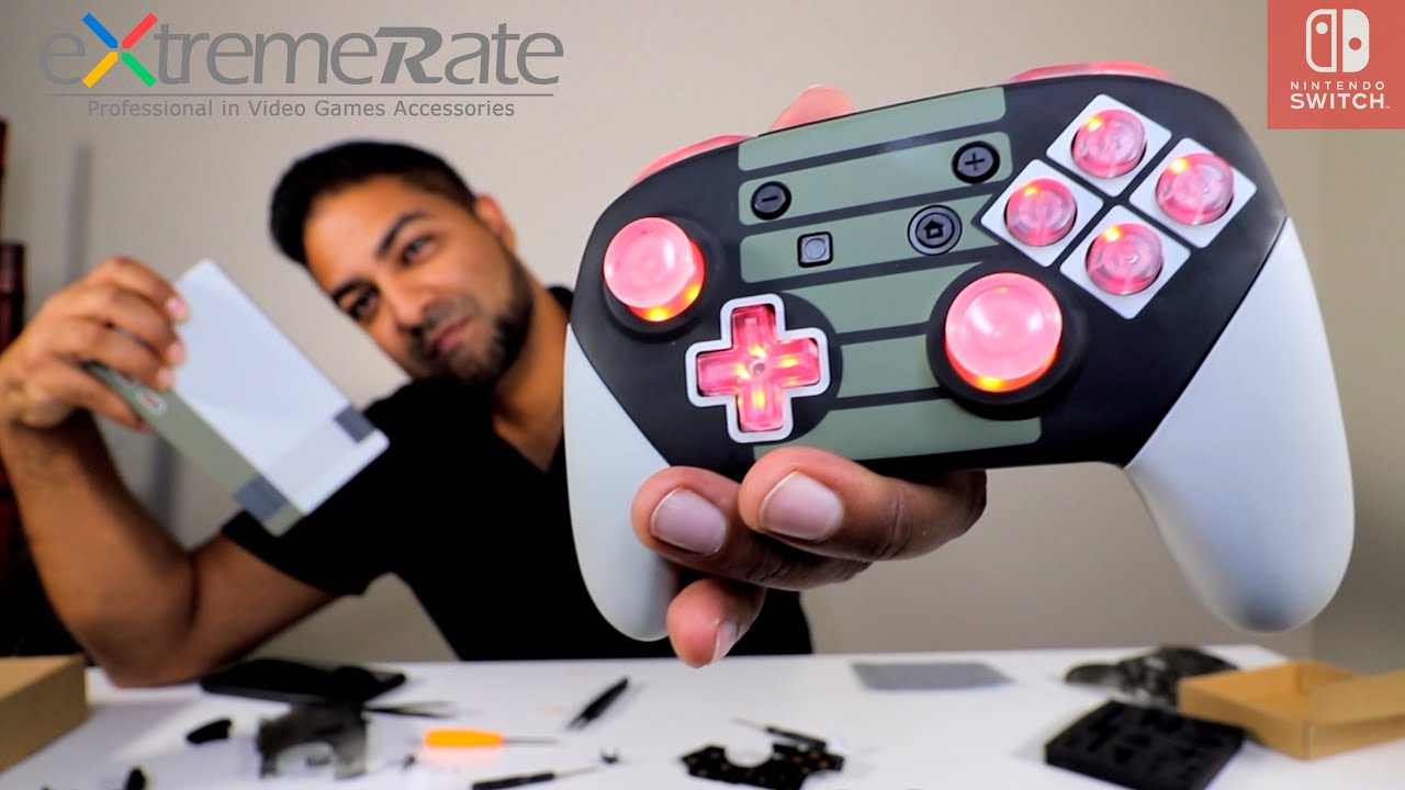 Лучший набор для светодиодной подсветки: классическая NES, Nintendo SWITCH?? eXtremeRate Custom L...