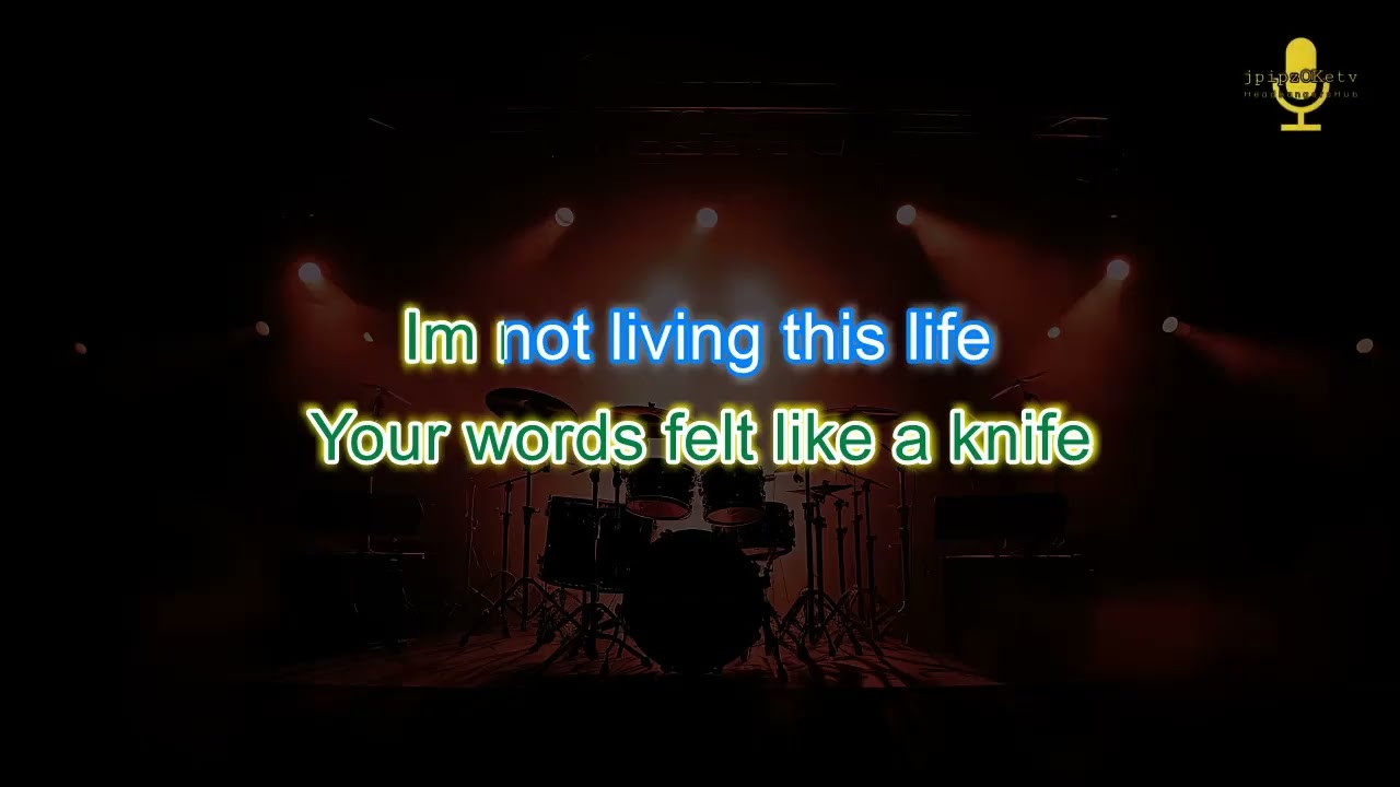 Secondhand Serenade - Like a Knife Karaoke jpipzOKetv
