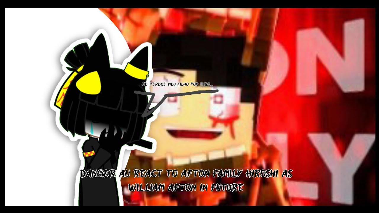 ⚠️fundamental paper education danger au⚠️ react to hiroshi as william afton (minecraft animation)