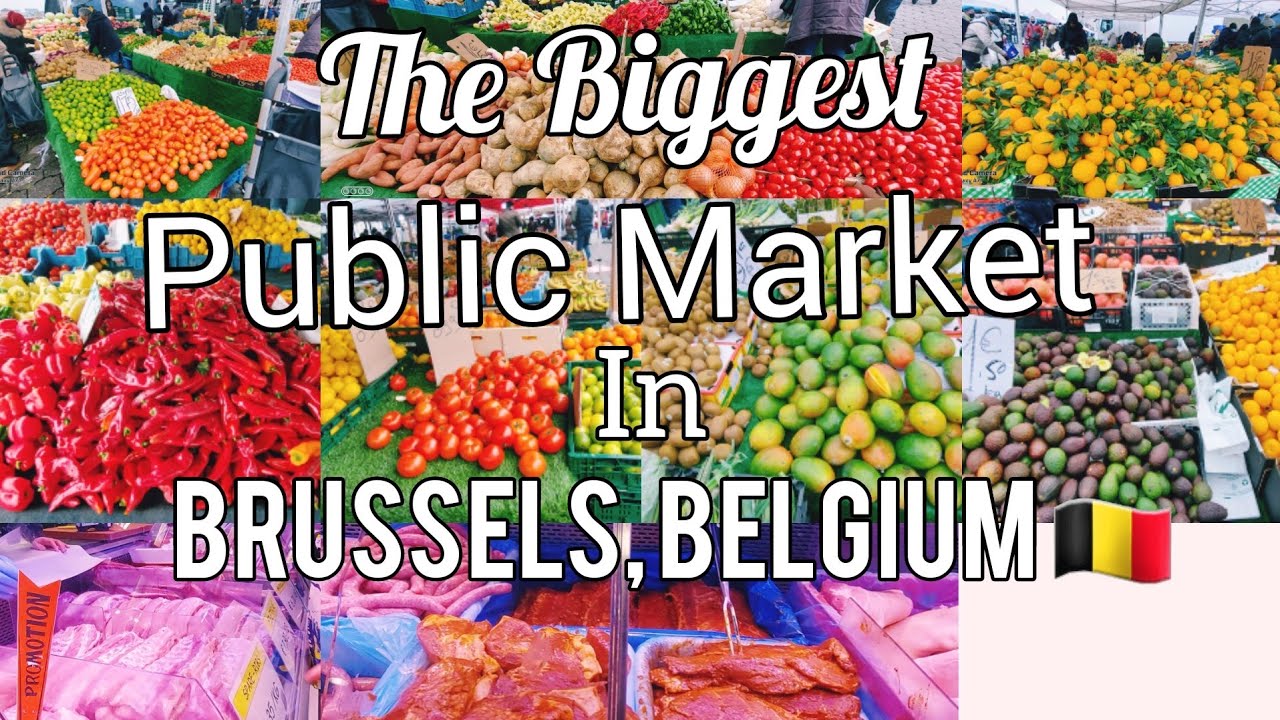 The Biggest Public Market/Abattoir Of Anderlecht/Brussels, Belgium