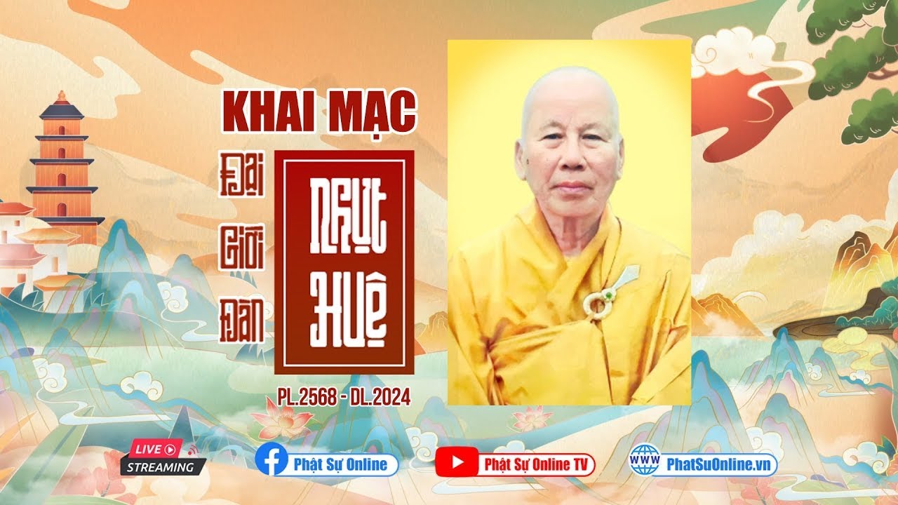🔴Trực tiếp: Khai mạc Đại giới đàn Nhựt Huệ PL.2568 - DL.2024, chùa Lưỡng Xuyên, TP. Trà Vinh