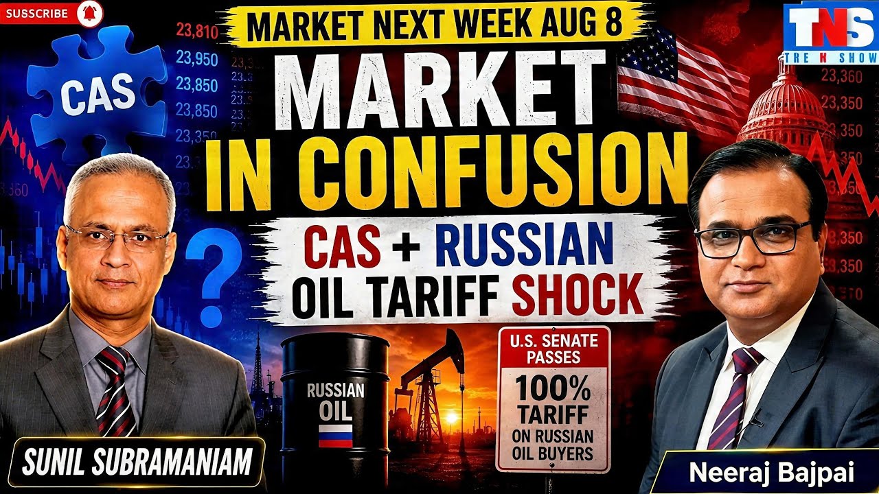 Nifty Next Week: Rally or Trap? FII Flows, Fed Rate Cut Hopes,US Tariff & New Closing Auction System