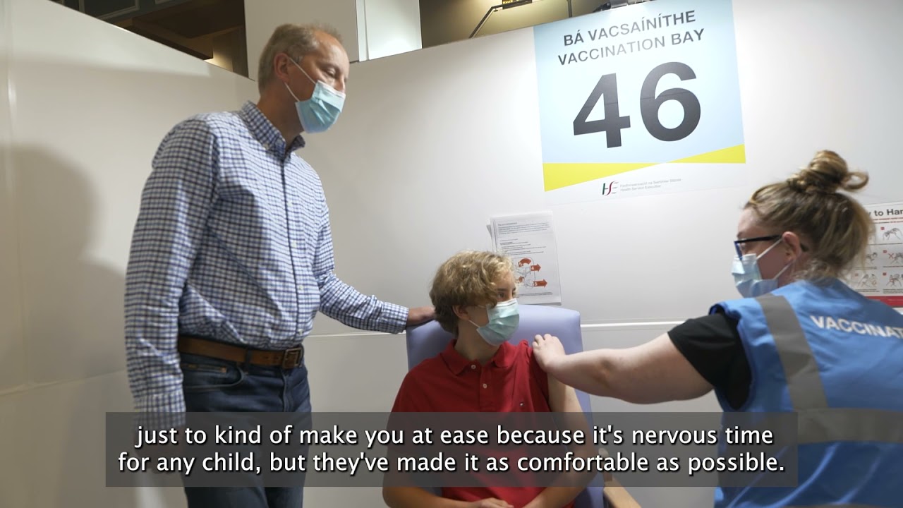 Citywest Vaccination Centre - vaccinating 12 - 15 year olds