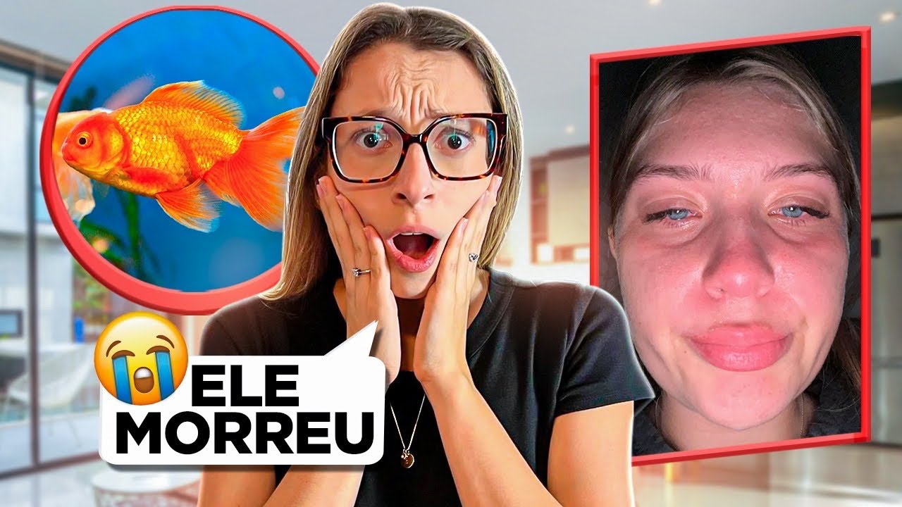 😭 O PEIXE DA MINHA AMIGA MARIA MORREU... A TRISTE HISTÓRIA DO TONY 🐠
