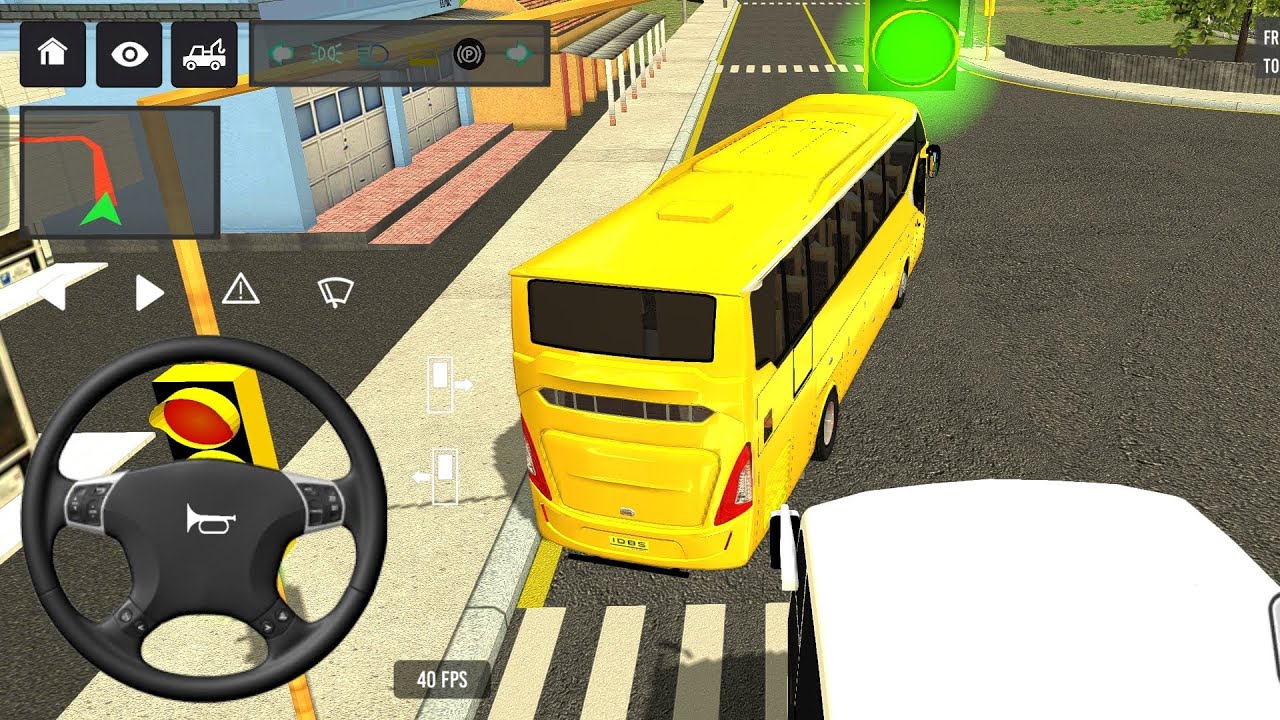 BUS SIMULATOR INDONESA || Bus🚌 Driving👮‍♂️ City euro Coach bus Simulator🔥-Android Gameplay #Bus 2026