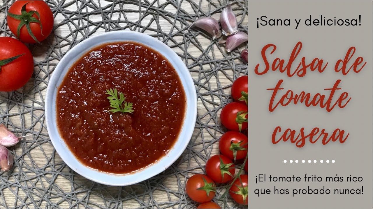 🍅SALSA DE TOMATE CASERA🍅 La mejor Receta de TOMATE FRITO en CrockPot⭐