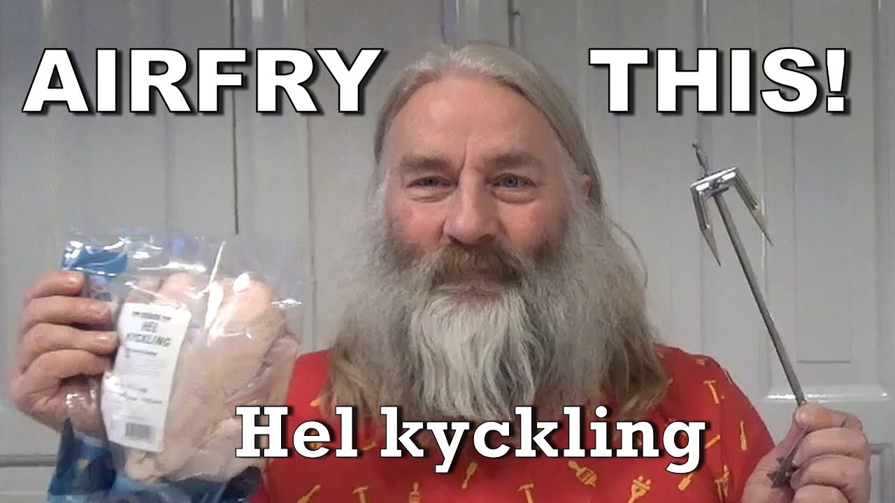 Tillagar kyckling i vår Airfryer Andersson FRA 3.1