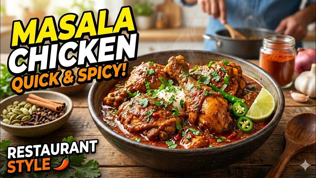 ​Dhaba Style Masala Chicken | Ungliyan Chatne Par Majboor Ho Jaoge!