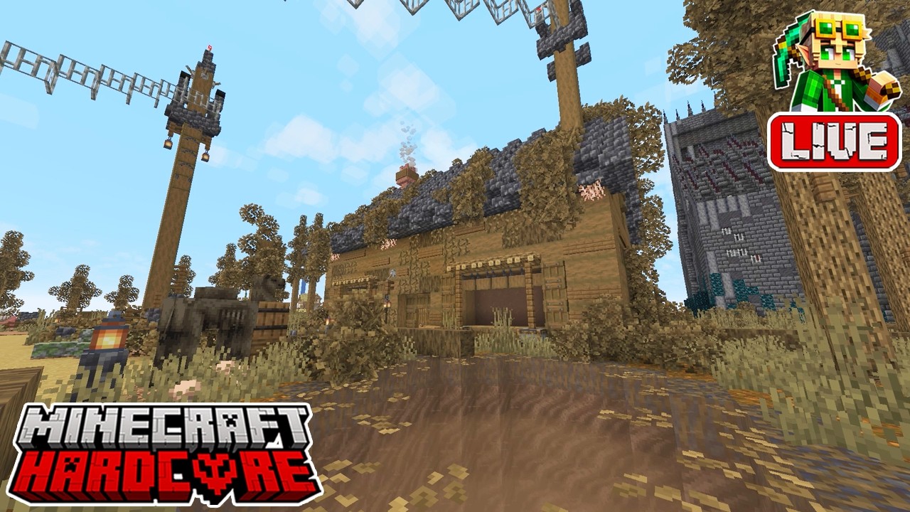 🔴 LIVE 🔴 A Fallout-Inspired Wasteland in my 54,800 Day Hardcore Minecraft World