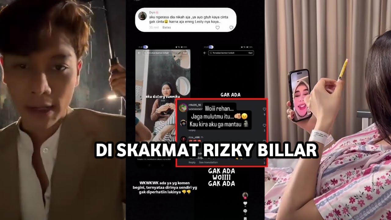 TUH KAN TERNYATA RIZKY BILLAR SELALU PANTAU KOMENTAR HATTERS ?