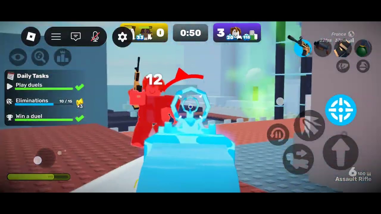 me and my friend leveling up in rivals