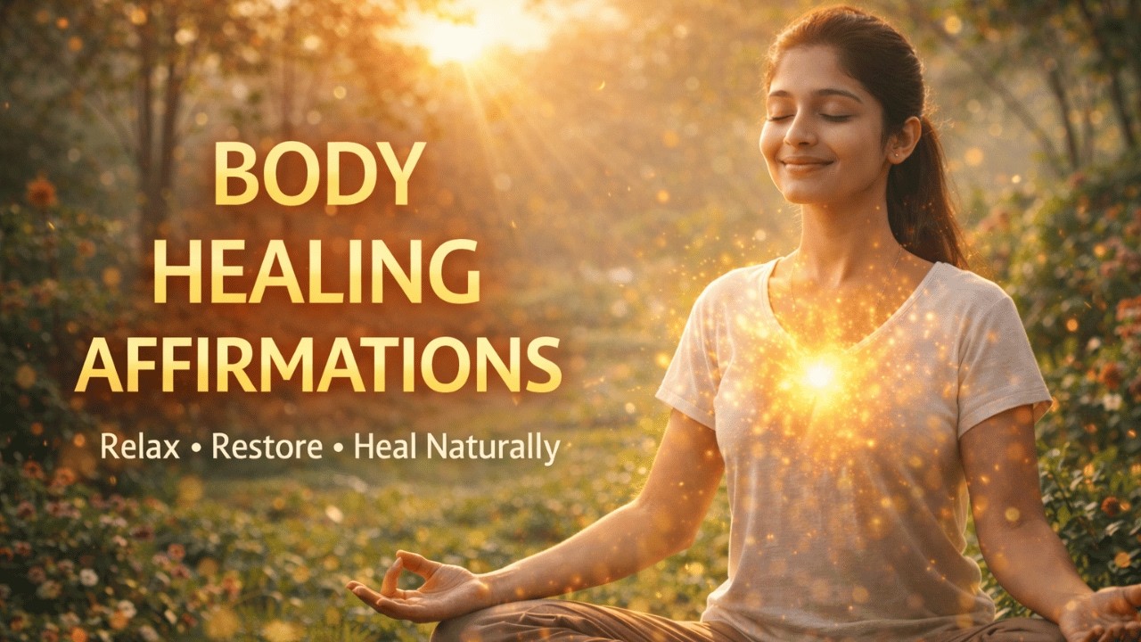 Deep Body Healing Affirmations for Relaxation | Release Tension, Restore Energy & Natural Healing
