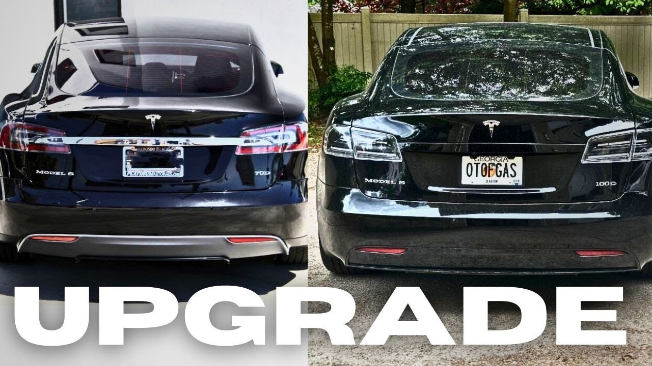 Tesla  Model S tail light upgrade