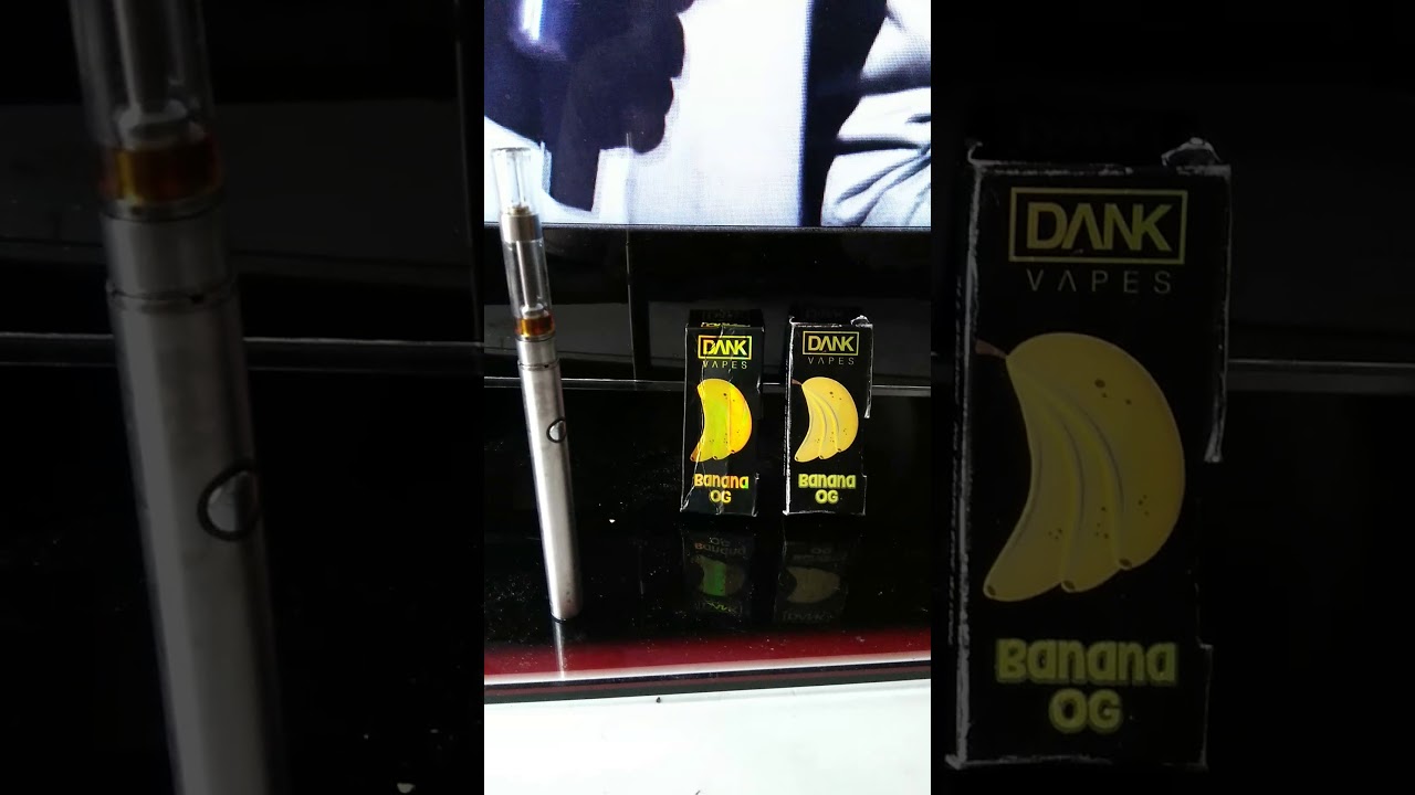 Dank Vapes Banana O.G real from fake carts