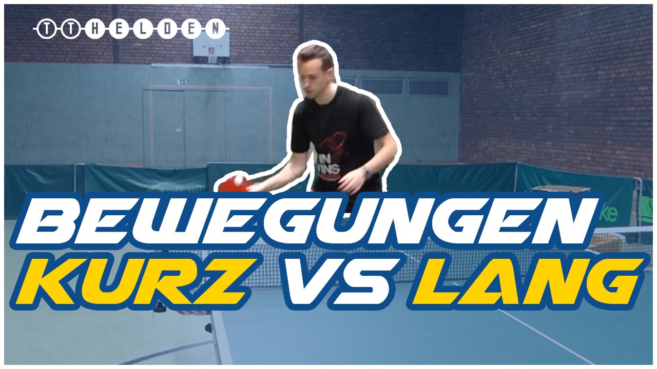 Tipp für Anfänger: Von langen Bewegungen hin zu kurzen Bewegungen - Tischtennis Helden