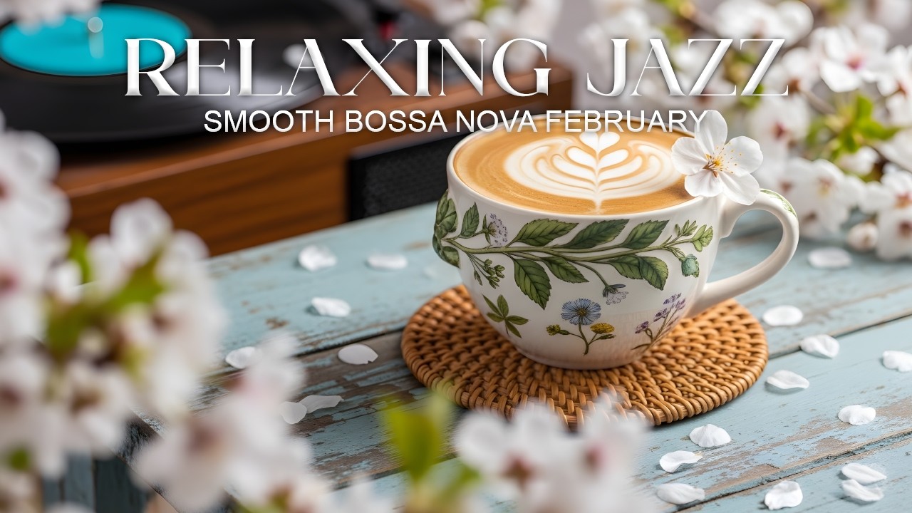 February’s Cozy Jazz  & Bossa Nova ☕ Relaxing Coffee Shop Music 🌙 for Studying 📖 & Working 💼