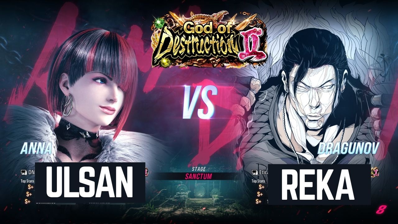 Tekken-8 ULSAN (Anna) vs REKA (Dragunov) Ranked matches