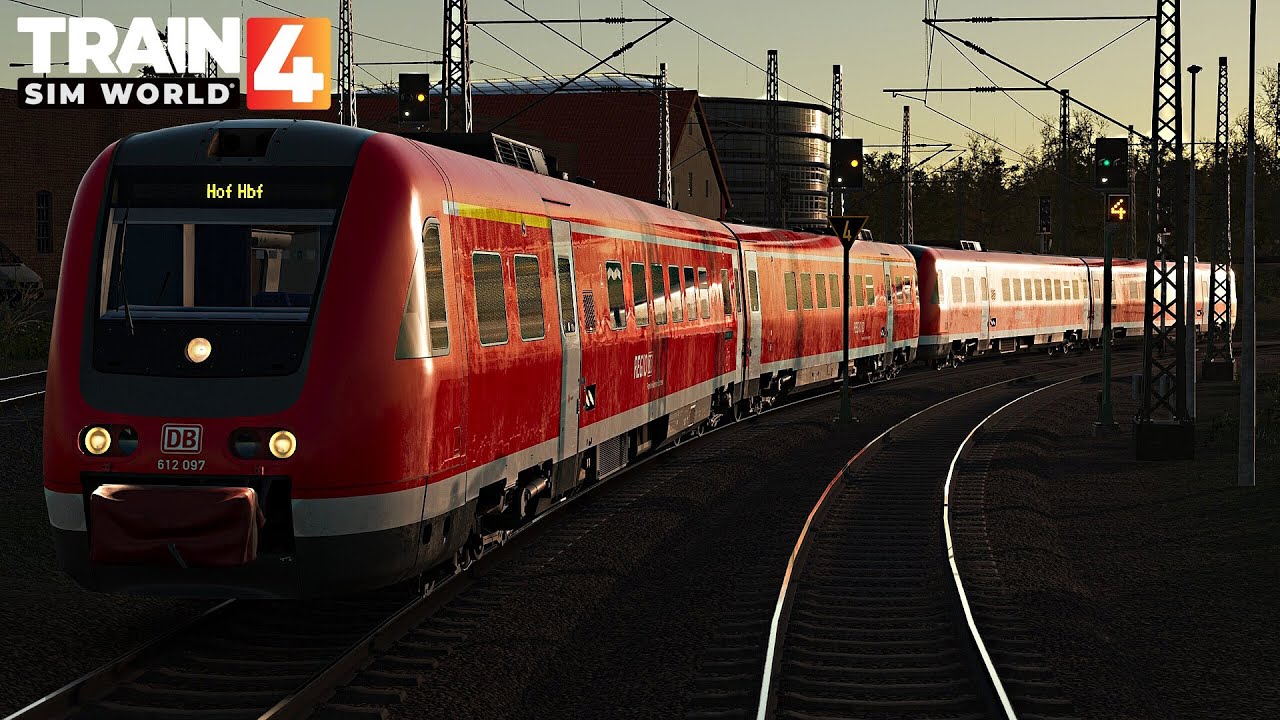 Führerstandsmitfahrt | RE 3 nach Hof Hbf | BR 612 | Nahverkehr Dresden - Riesa | TRAIN SIM WORLD 4