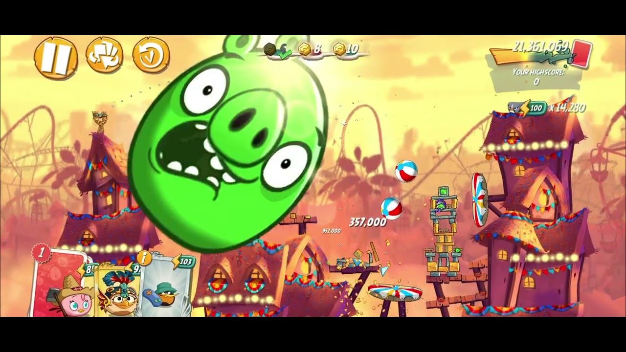 Angry Birds 2 Melody Eagle Gameplay | Epic Pig Destruction