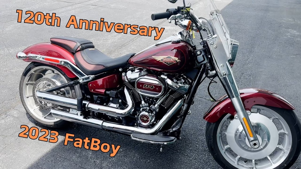 Harley Davidson Fatboy 2023 года — выпуск к 120-летию