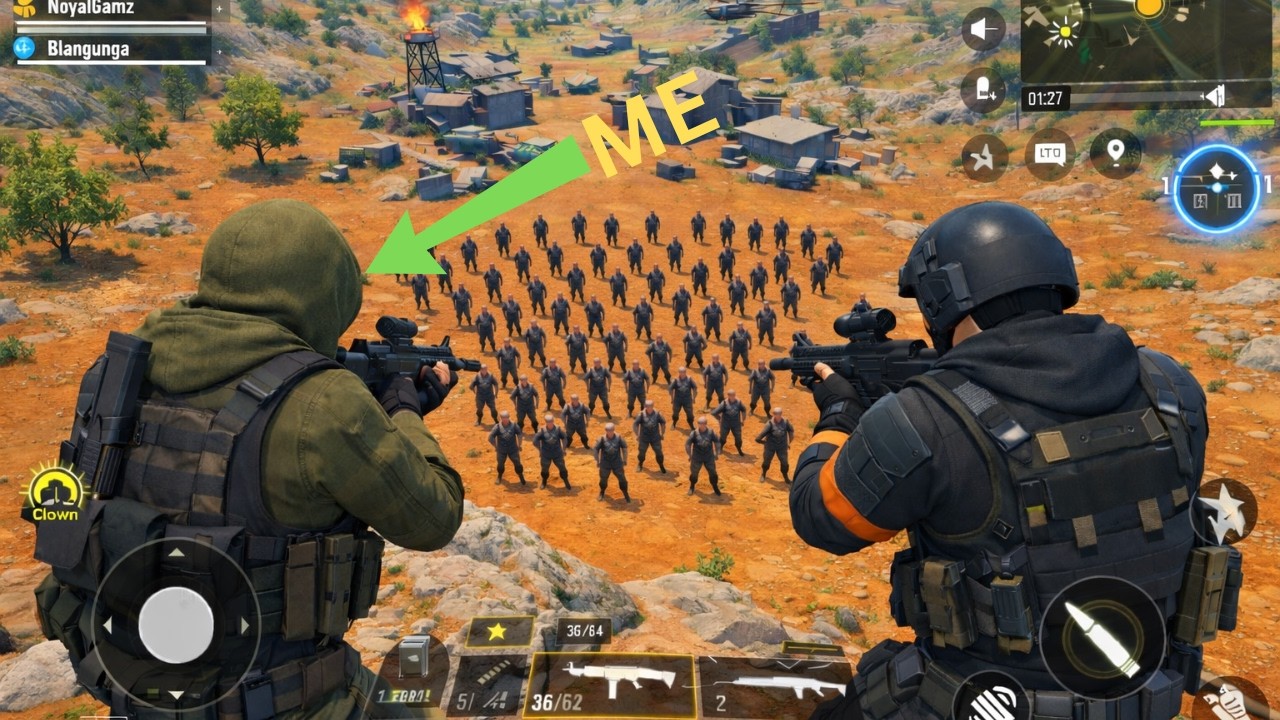 2 Friends VS 95 Players In COD Mobile