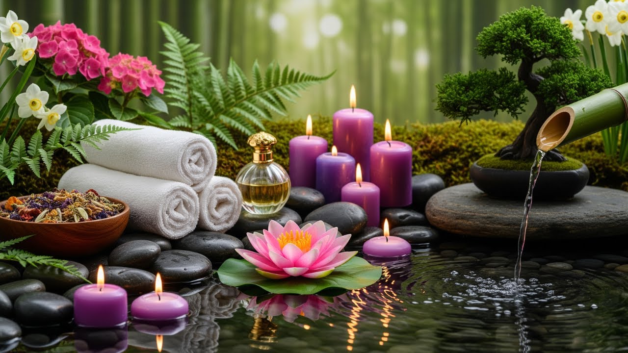 Healing Music with Soothing Water Sounds 🌿 Deep Relaxation & Stress Relief