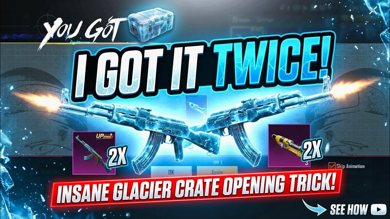 How I Got AKM Glacier 2 Times! 💥 Working Trick Revealed ✨
