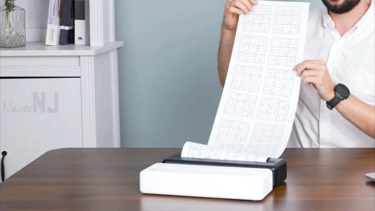 Amazing Wireless Printer | No Ink Cartridges | Fits into Backpack | HPRT MT810