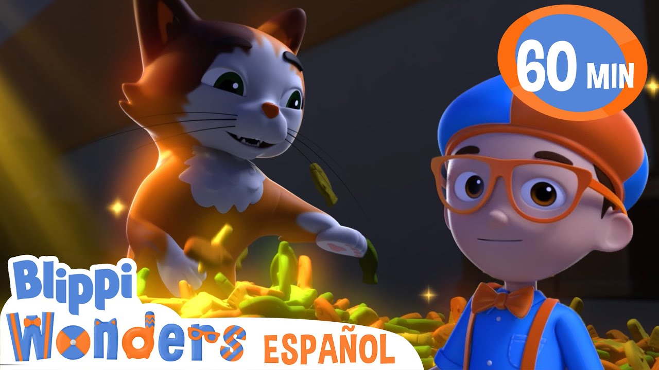 El señor Bigotes | Blippi Wonders | Caricaturas para niños | Dibujos Animados Educativos