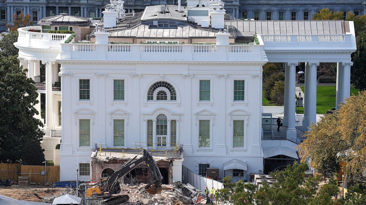 All of Trump's Whitehouse demolitions, reconstructions and changes