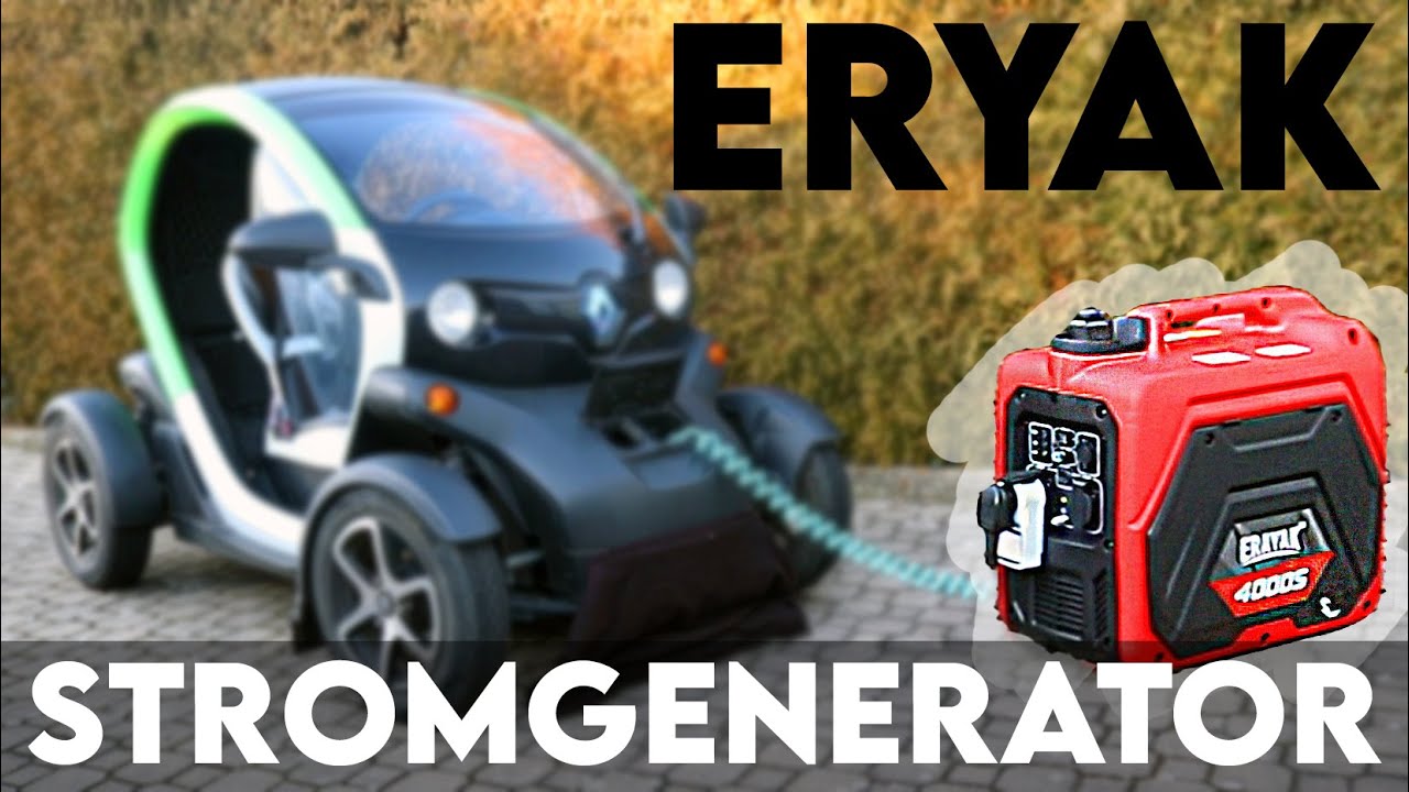 Unboxing ERAYAK 4000W Notstromaggregat Leise Benzin Inverter Stromerzeuger