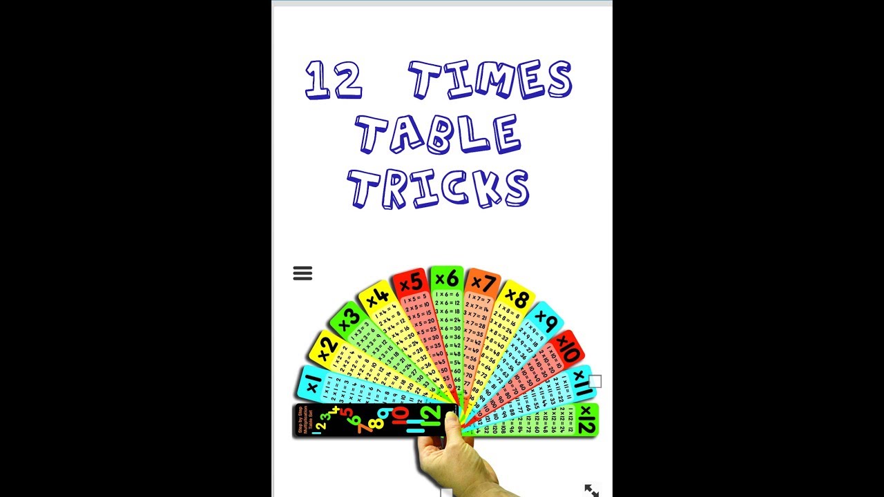 12 Times Table Tricks
