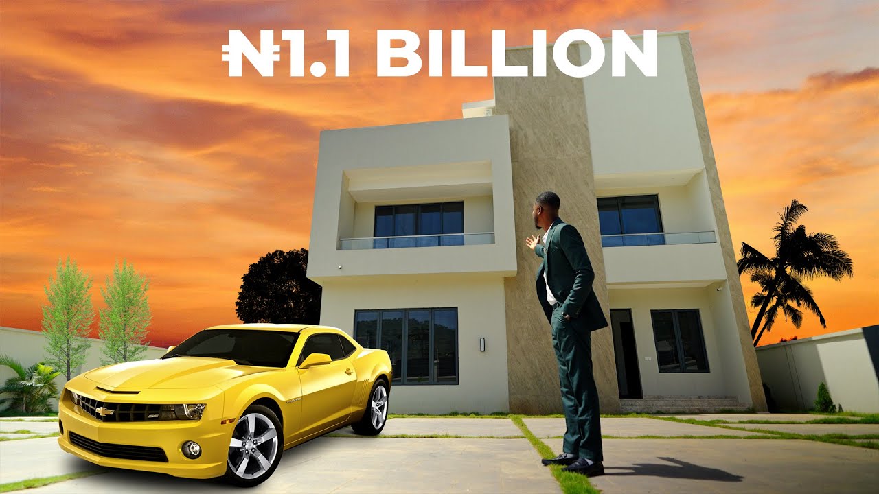 Inside a 1.1 Billion Naira Katampe Extension Mansion with amazing city view!