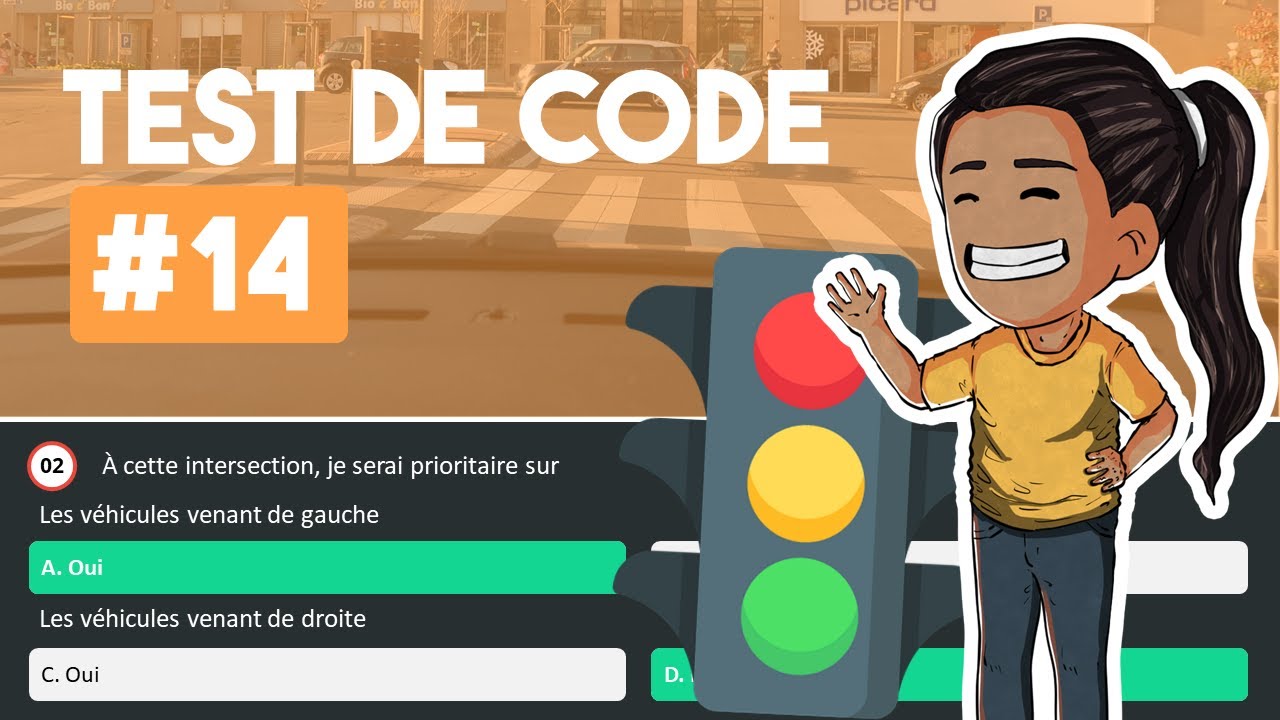 Test code de la route 2023 - Série #14 - 10 questions🚦