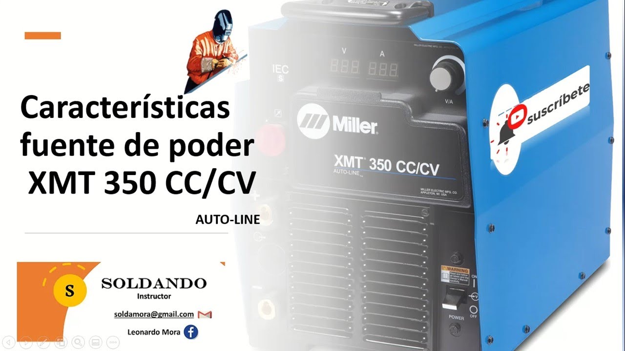 Características Fuete de Poder XMT 350 CC/CV Auto-Line