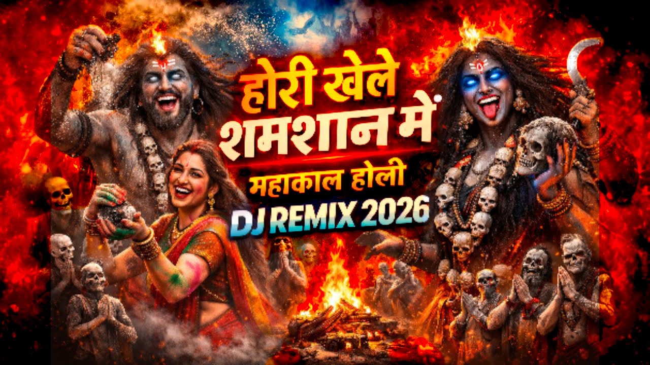 Shiv Parvati Holi Song 2026 | Mahakal New DJ Song | होली खेले शमशान में 🔱 Mahakal Holi DJ Remix 2026