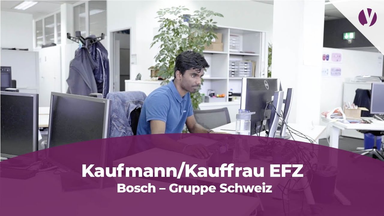 Ausbildung bei BOSCH Schweiz als Kaufmann/-frau EFZ