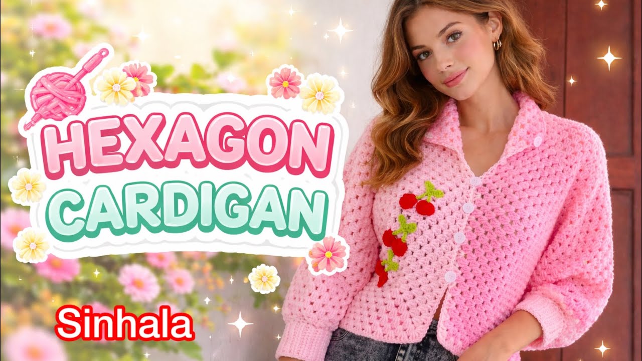 👉 Make This Viral Crochet Hexagon Cardigan 🧶 Easy Beginner Tutorial ✨ @yscrochet 