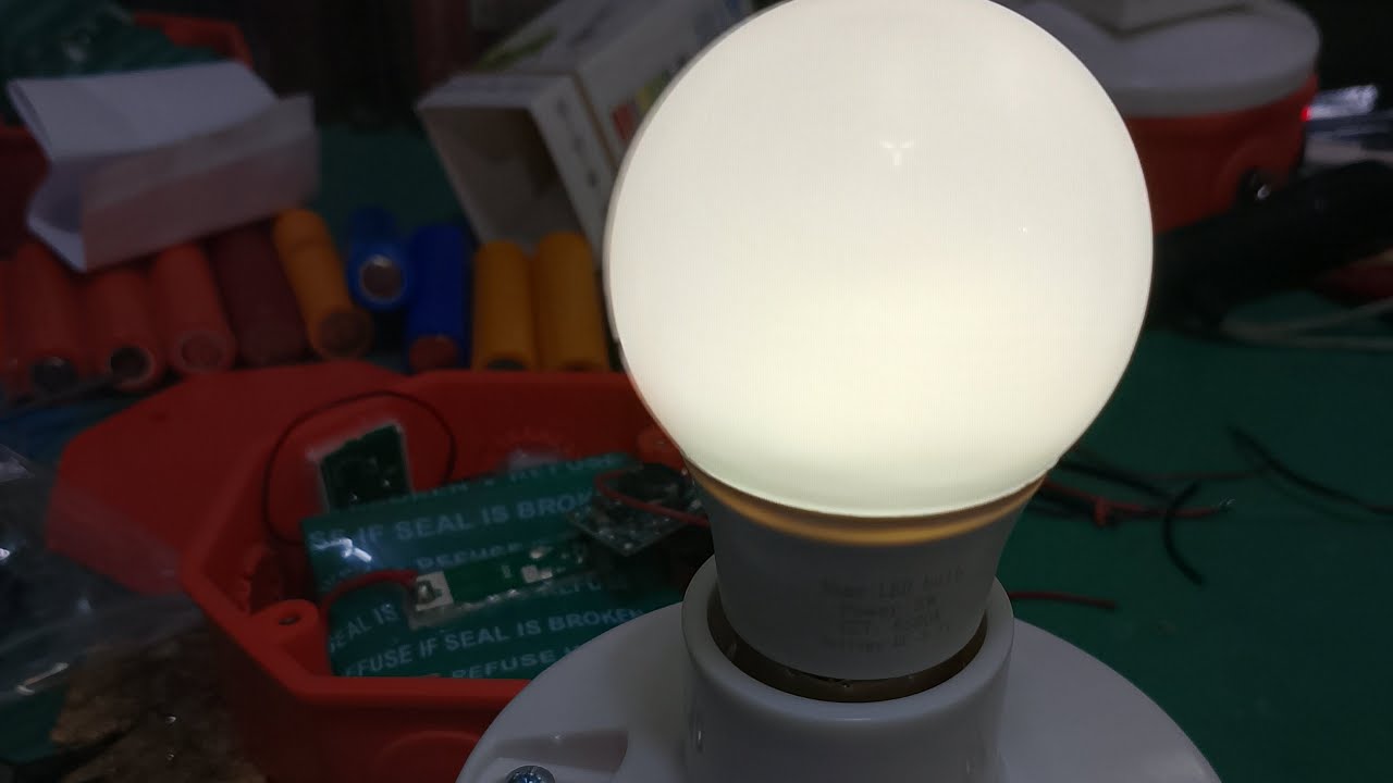 Rechargeable DIY lamp light LIVE