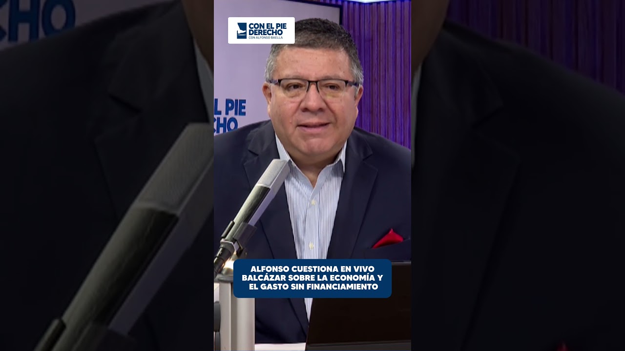 Alfonso cuestion&oacute; al presidente Balc&aacute;zar sobre la econom&iacute;a y el riesgo del gasto sin financiamiento