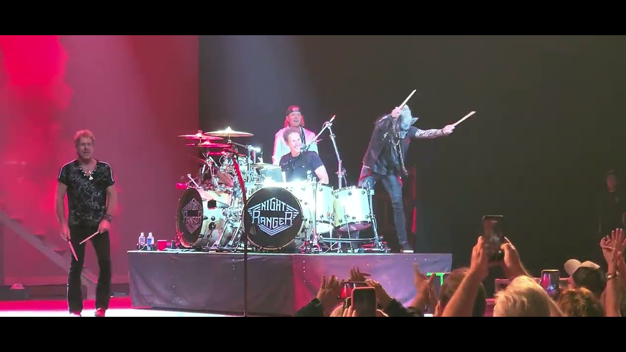 Cool drum solo.  Night Ranger 2/14/26