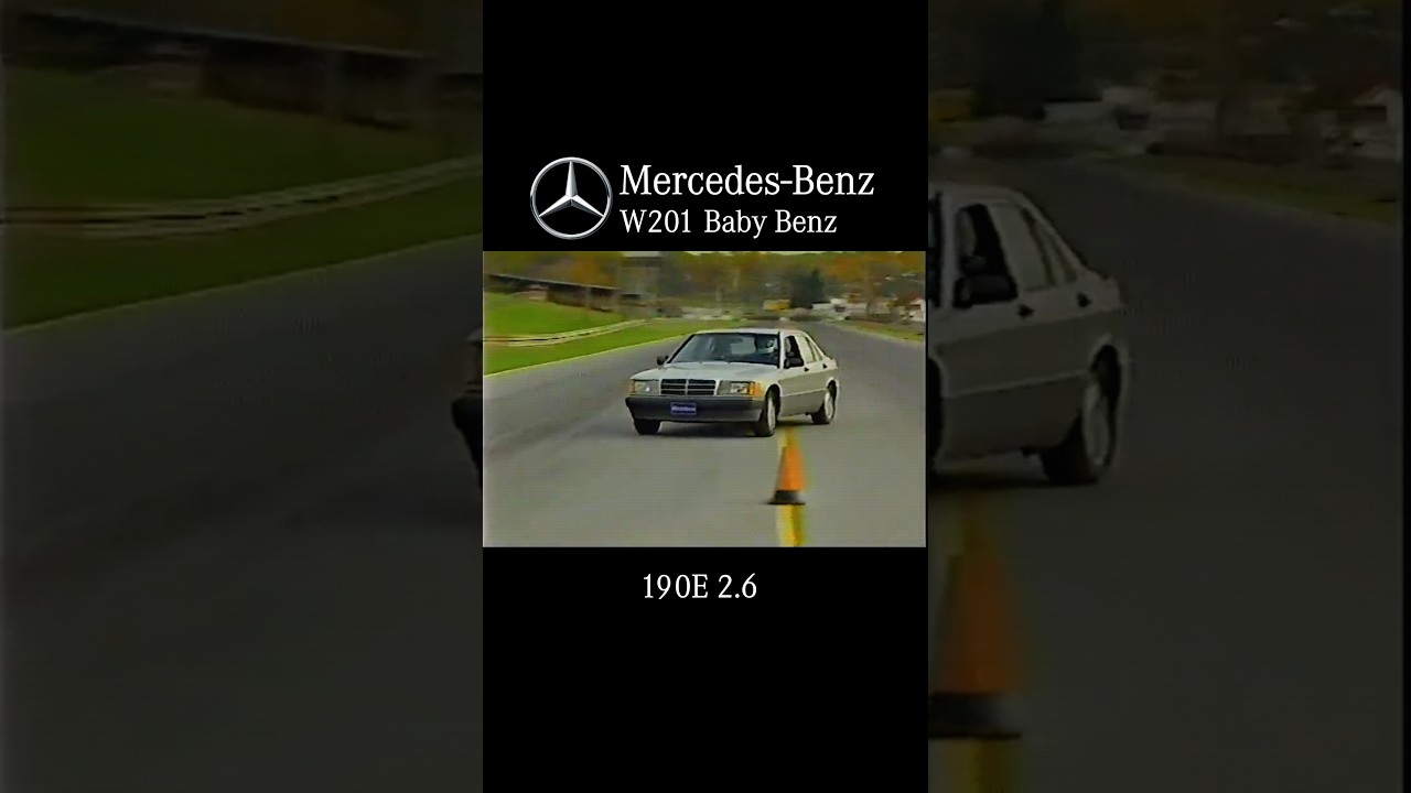 MERCEDES 190E 2.6 W201 TEST #mercedes #shorts #w201 #w124