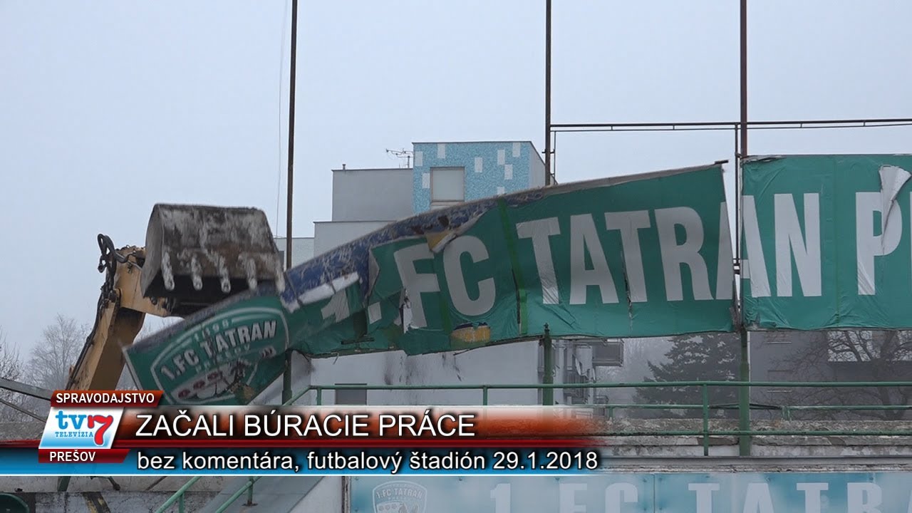 Začali búrať Tatran